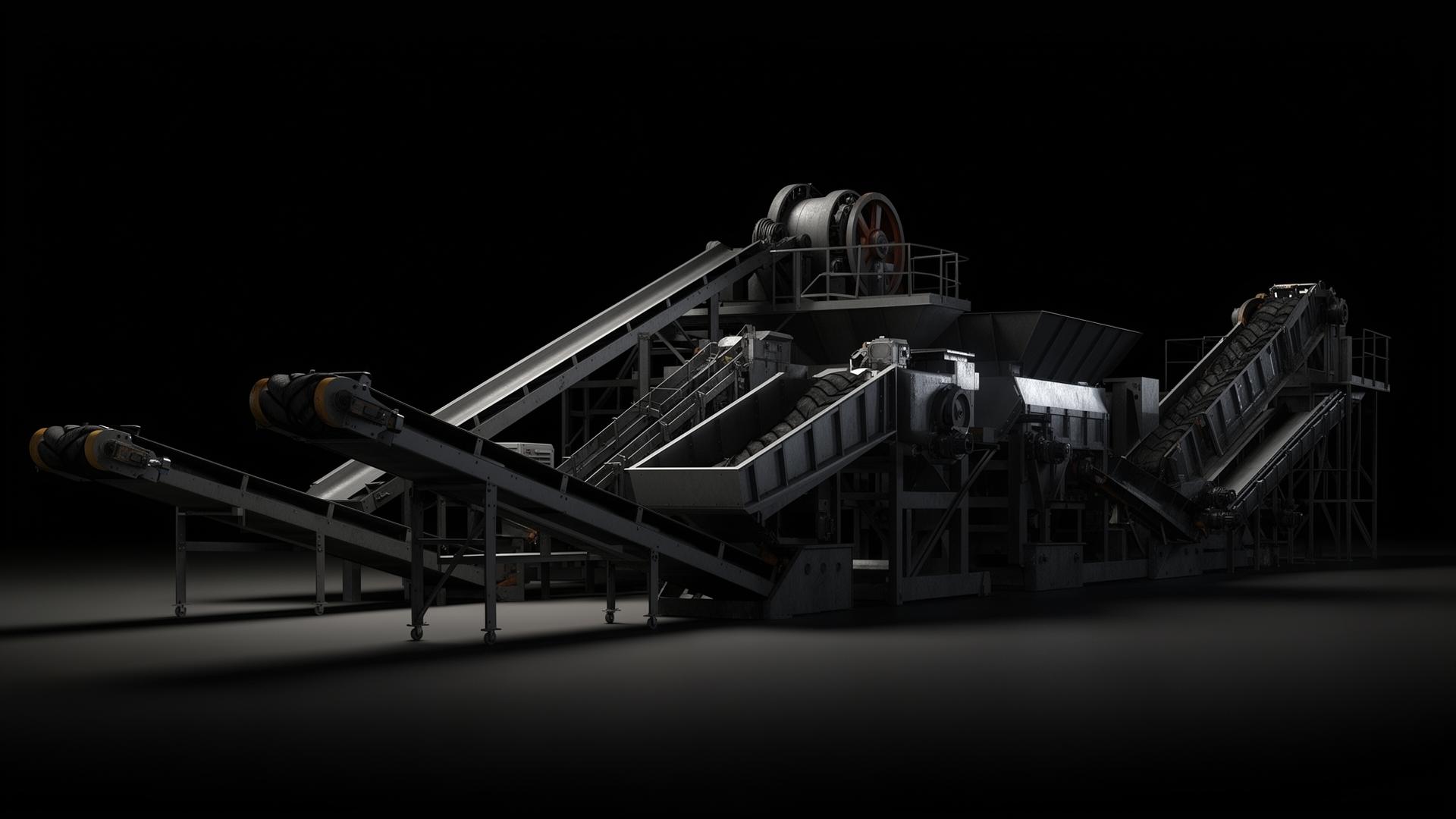 Waste Tyre Recycling Machine