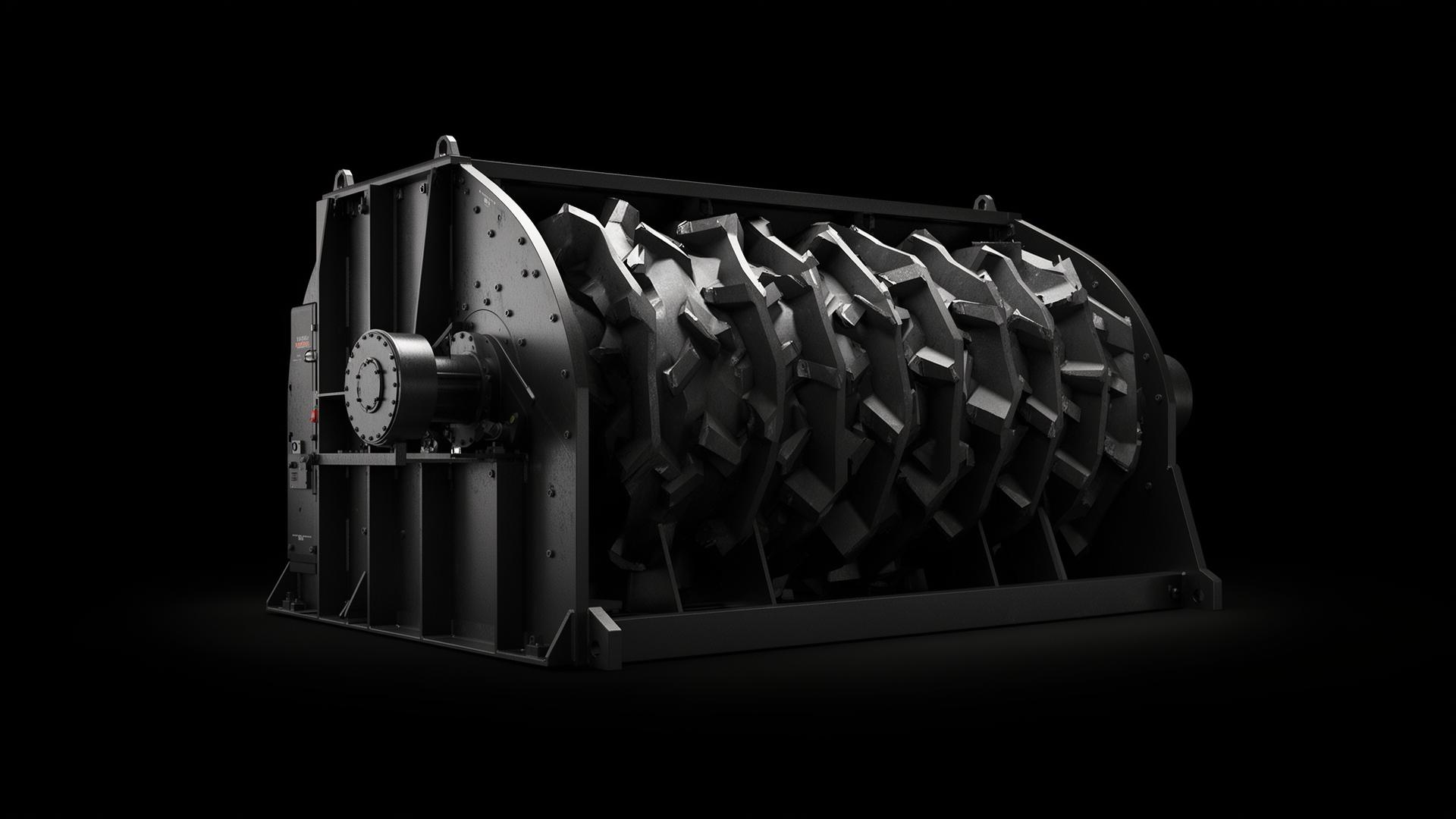 Automatic Waste Tyre Shredder