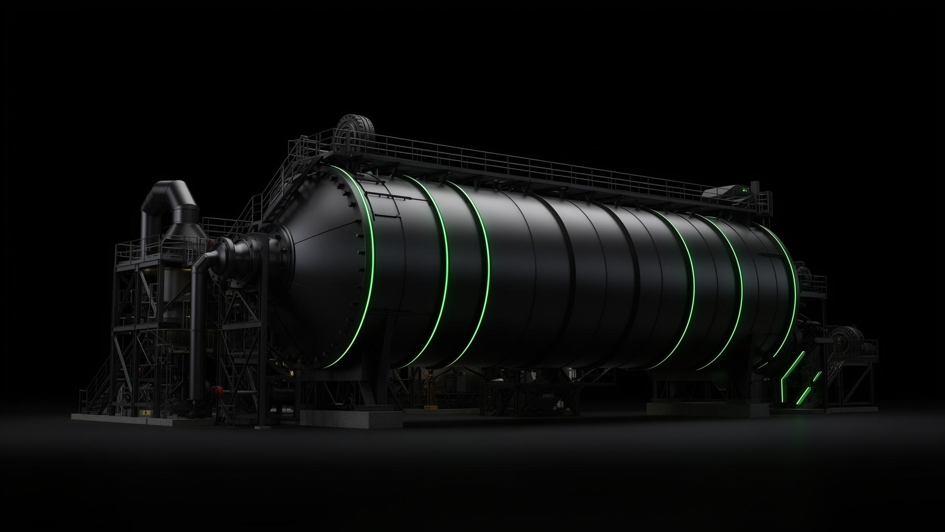 Continuous Waste Tyre Pyrolysis Plant